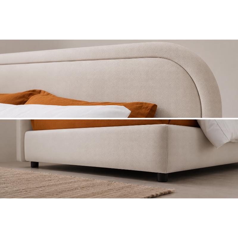 Bed, Multiple Sizes, Off White - KM-EG171-01