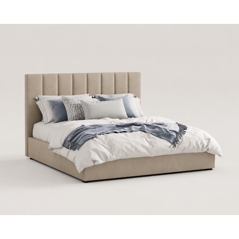 Bed, 160 cm, Beige - KM-EG171-09