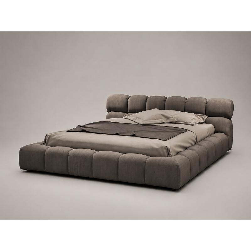 Bed, 160 cm, Dark Beige - KM-EG171-18