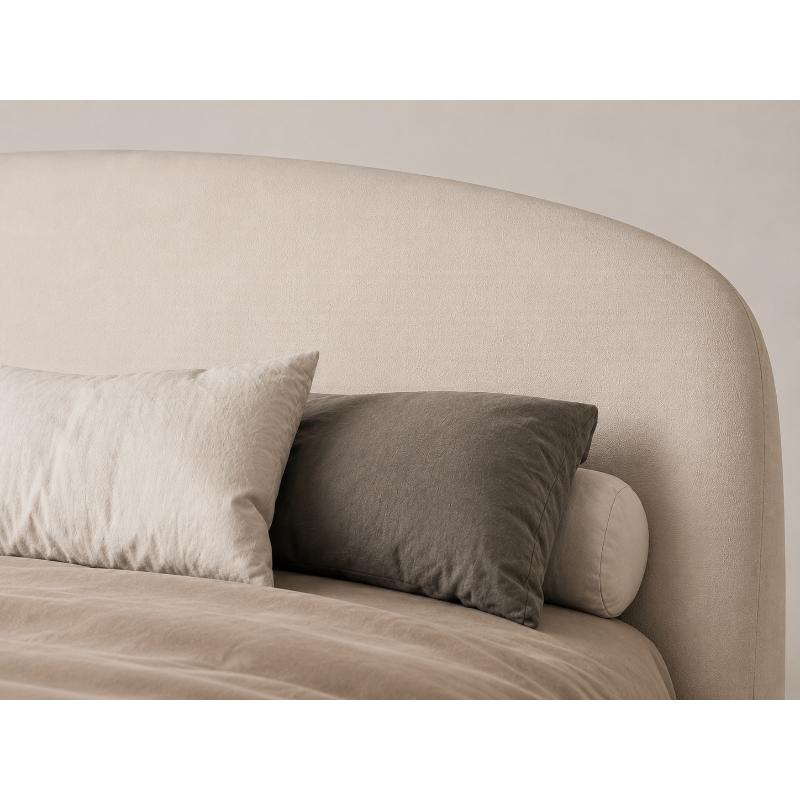 Bed, 160 cm, White - KM-EG171-19