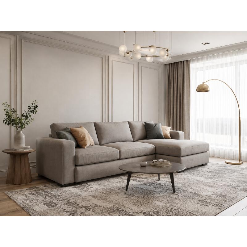 Corner Sofa, 280 cm, Grey - KM-EG152-56