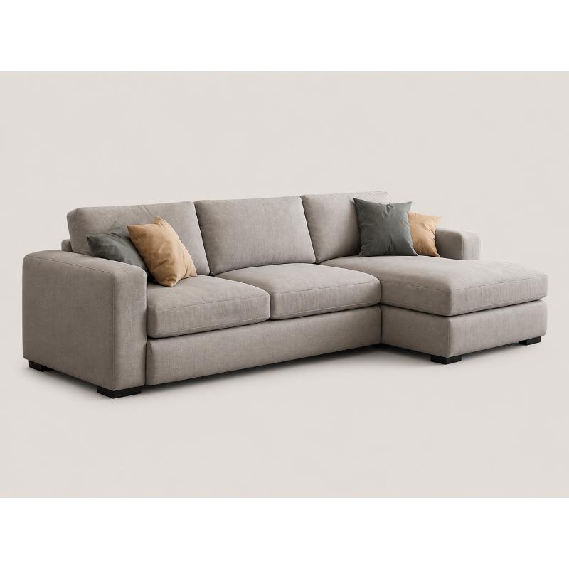 Corner Sofa, 280 cm, Grey - KM-EG152-56