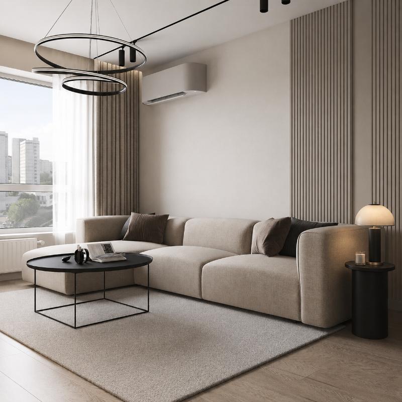Corner Sofa, 300 cm, Beige - KM-EG152-54