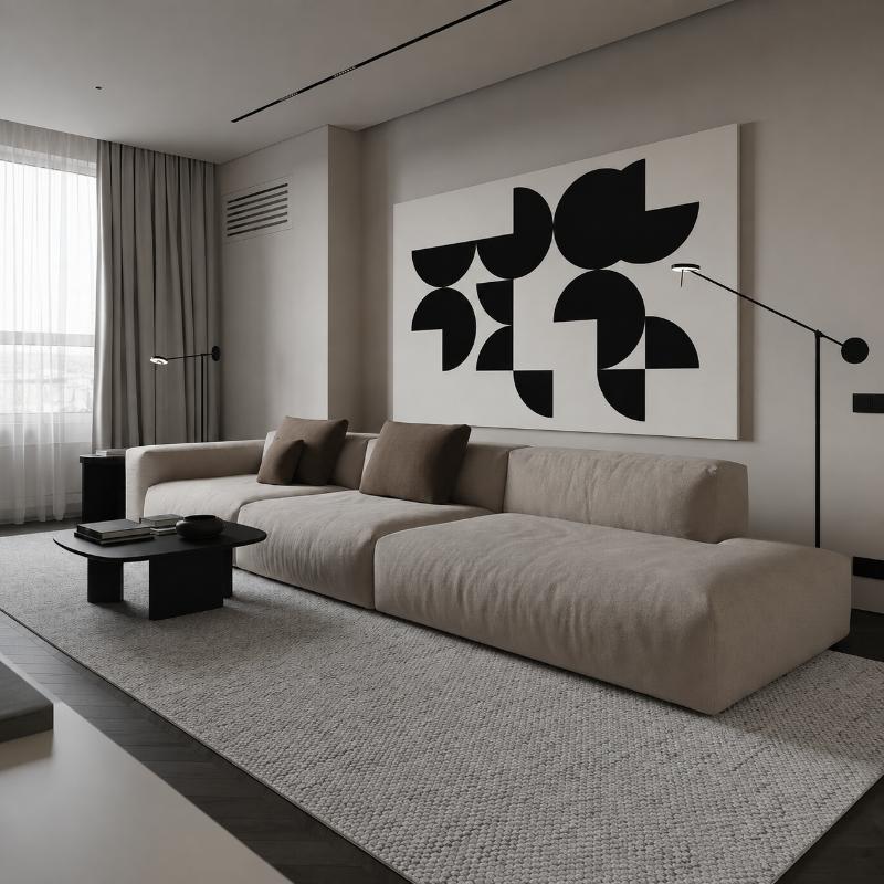 Sofa, 300 cm, Beige - KM-EG152-28
