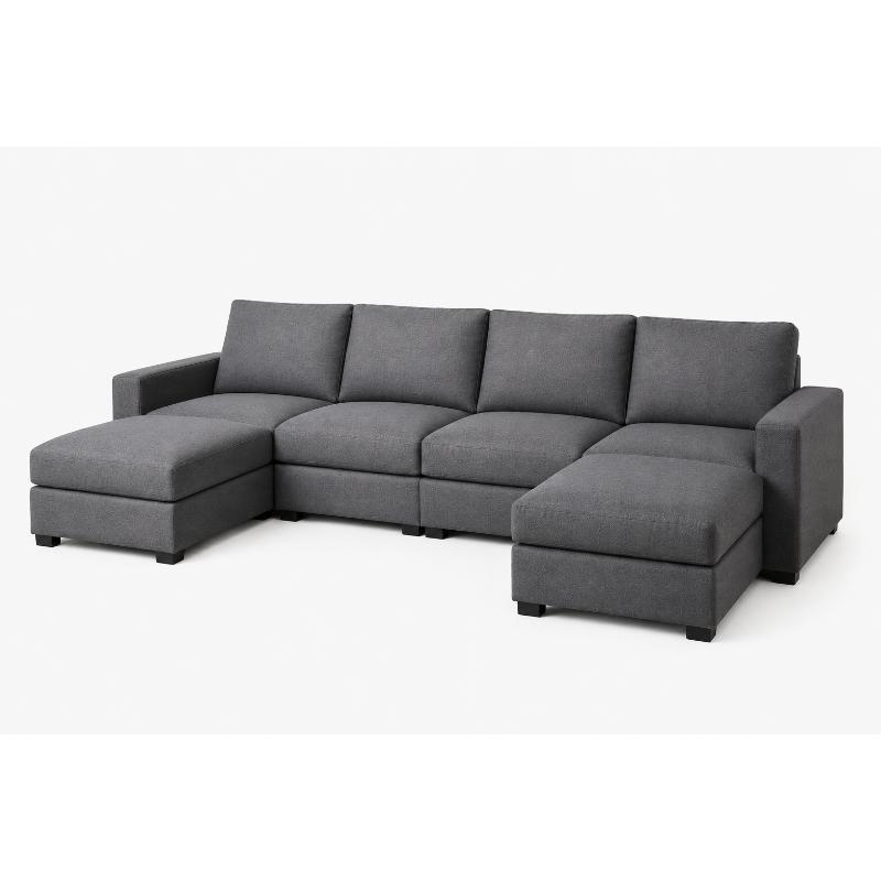 Sofa, 270 cm, Gray - KM-EG152-29
