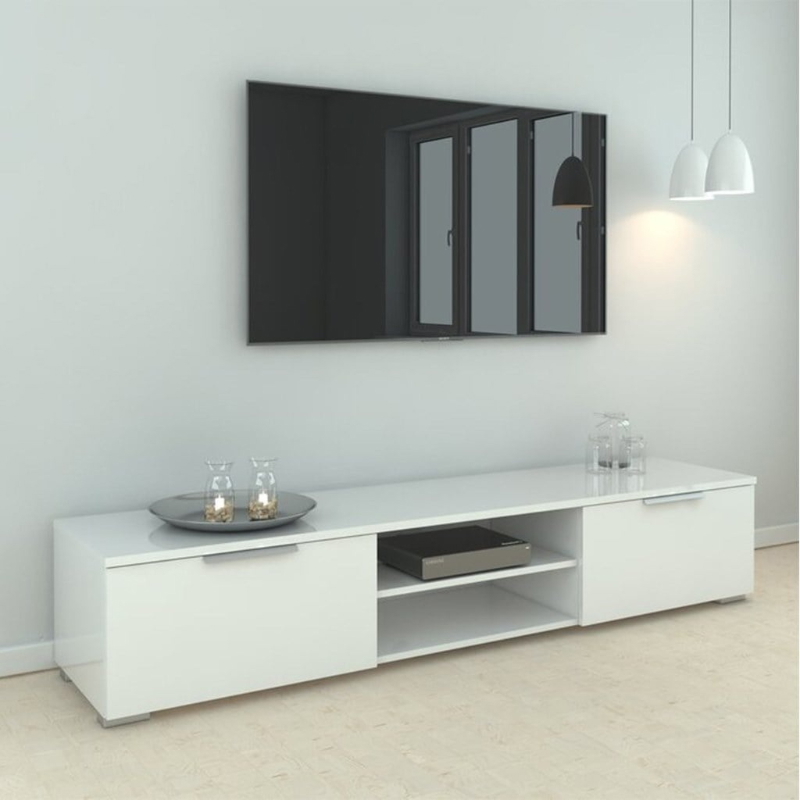 TV Unit , 160 cm, White - KM-EG80-417