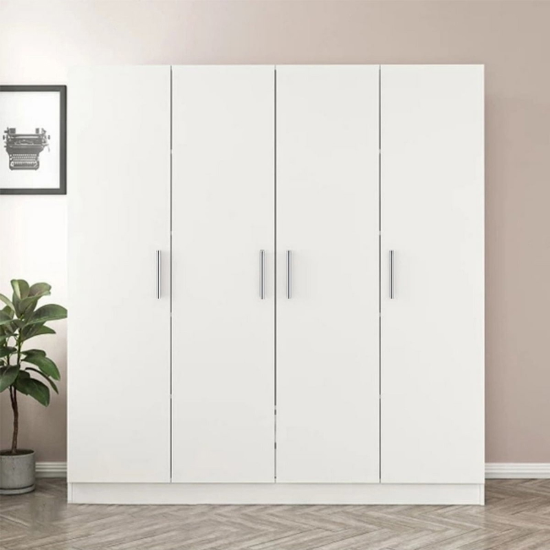 Wardrobe, 160 cm, White - KM-EG80-433
