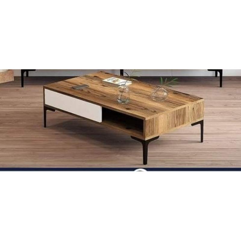 ترابيزة , 100 سم, بنى و ابيض - KM-EG192-36