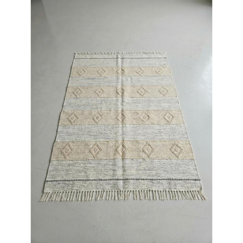 Kilim, wool floor mat, 200 × 150 cm, Multi Color - KM-EG175-568