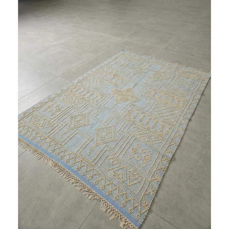 Kilim, wool floor mat, 200 × 150 cm, Multi Color - KM-EG175-567