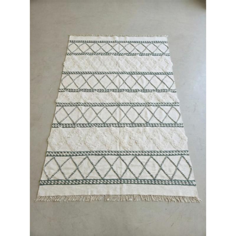 Kilim, wool floor mat, 200 × 150 cm, Multi Color - KM-EG175-551