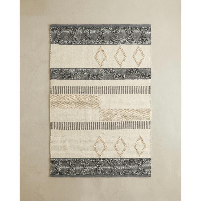 Kilim, wool floor mat, 200 × 150 cm, Multi Color - KM-EG175-549