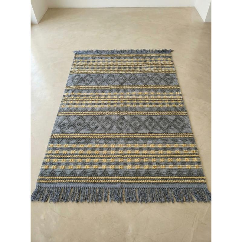 Kilim, wool floor mat, 200 × 150 cm, Multi Color - KM-EG175-543
