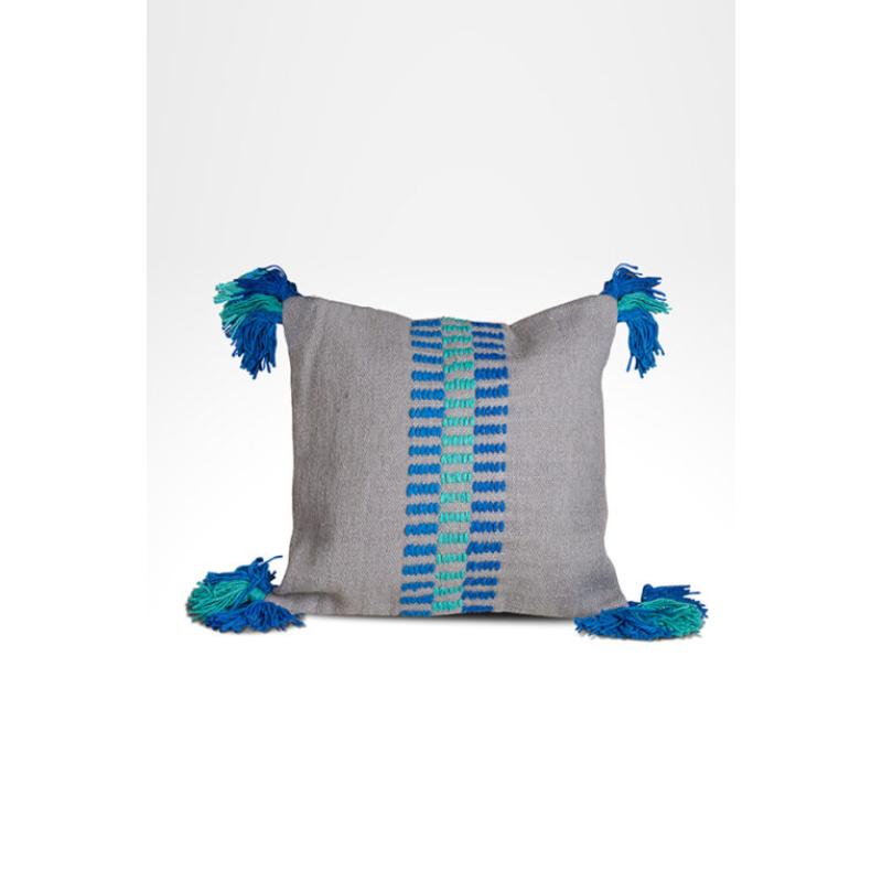 Wool Cushion, 50 × 50 cm, Multi Color - KM-EG175-509