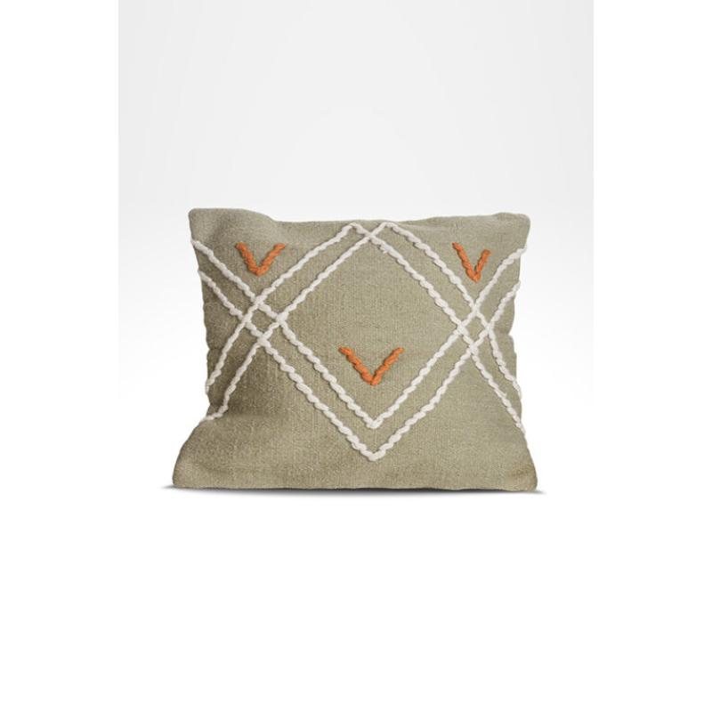 Wool Cushion, 50 × 50 cm, Multi Color - KM-EG175-506