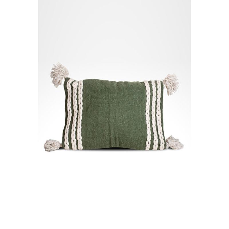 Wool Cushion, 60 × 40 cm, Multi Color - KM-EG175-505