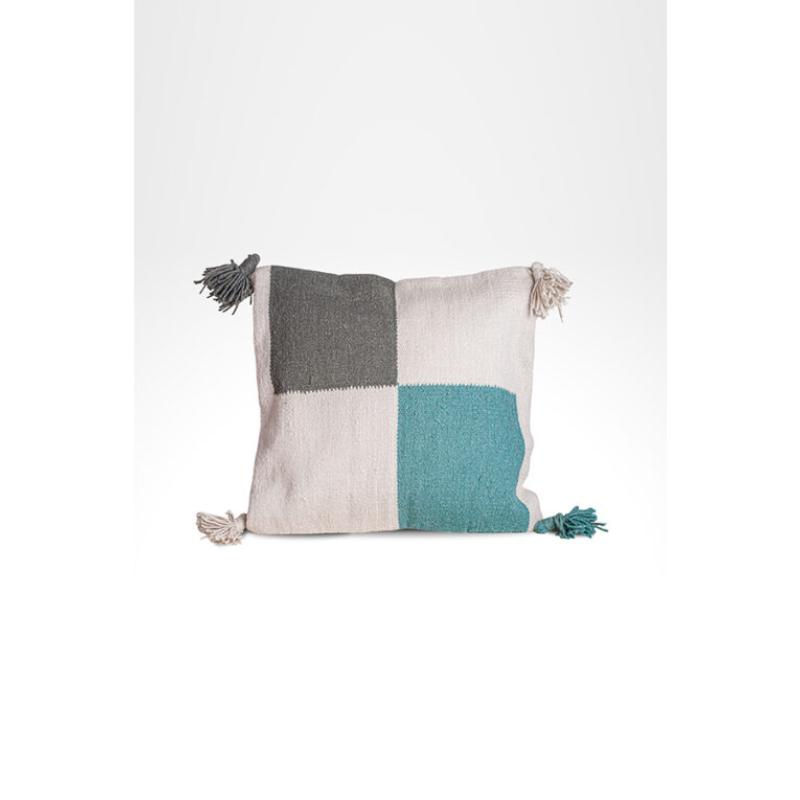 Wool Cushion, 50 × 50 cm, Multi Color - KM-EG175-504