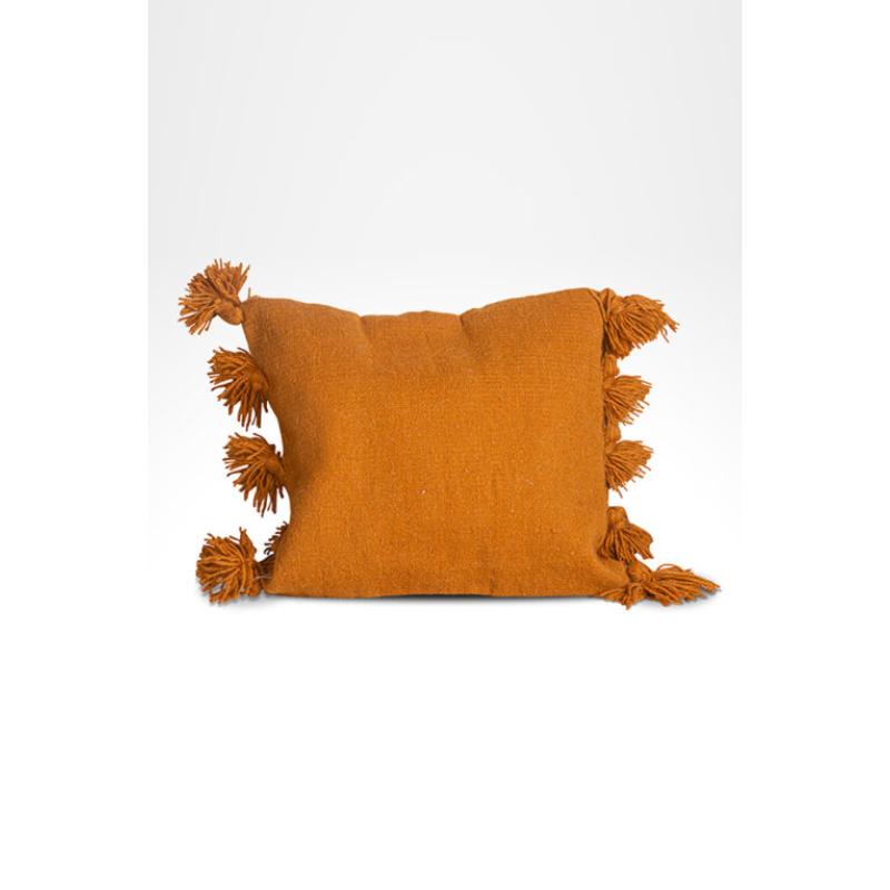 Wool Cushion, 50 × 50 cm, Orange - KM-EG175-503