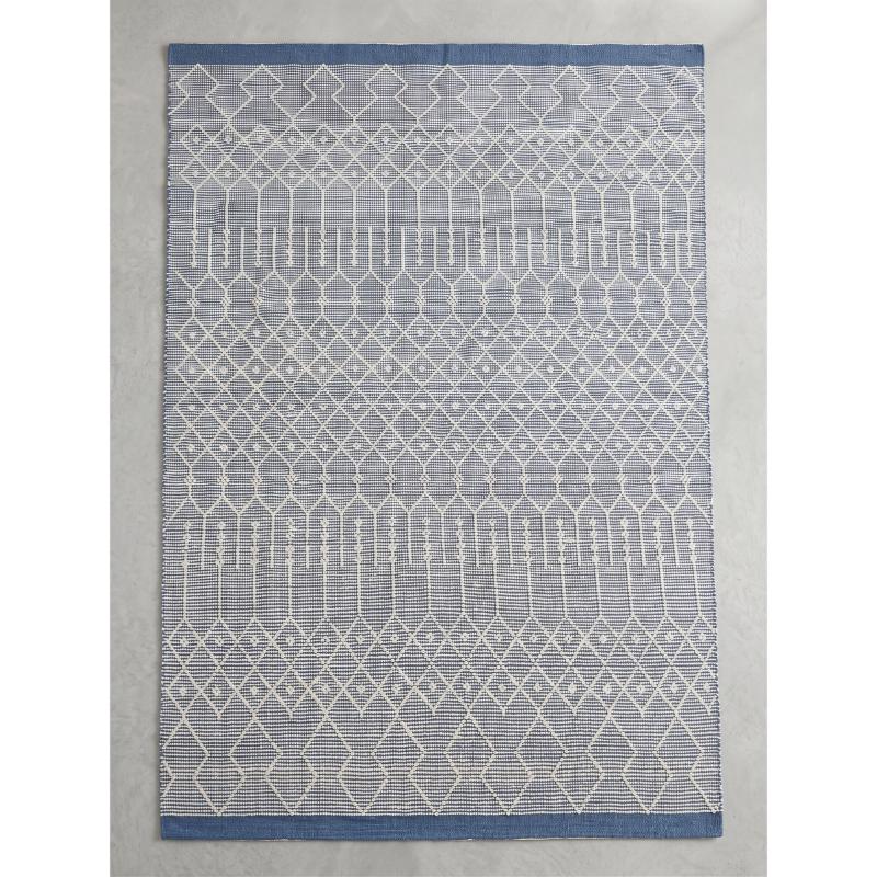Kilim, 200×300 cm, White/Petroleum -KM-EG175-577
