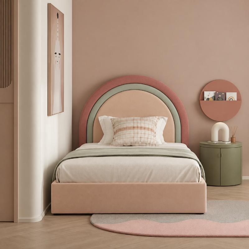Arch Kids Bed, 120 cm, Multi-Color - KM-EG118-74