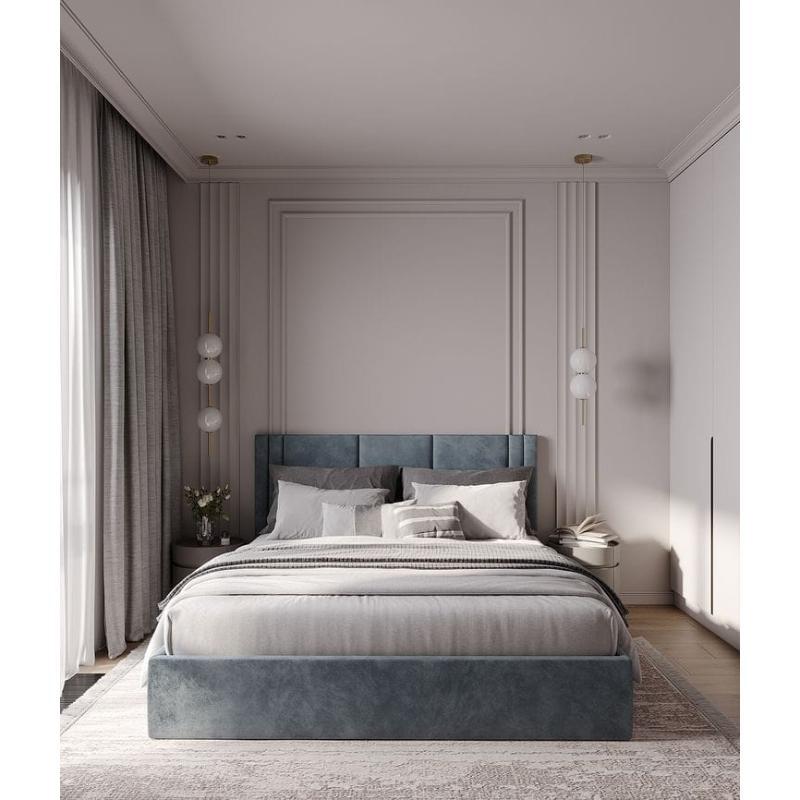 Bed, Multiple sizes, Light Blue - KM-EG111-186