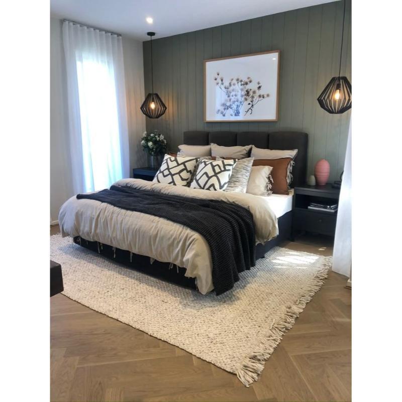 Bed, Multiple sizes, Black - KM-EG111-192