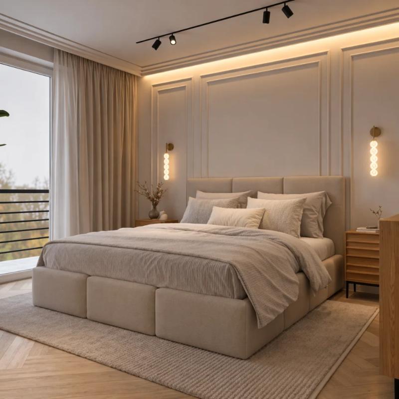 Bed, Multiple sizes, Beige - KM-EG111-194