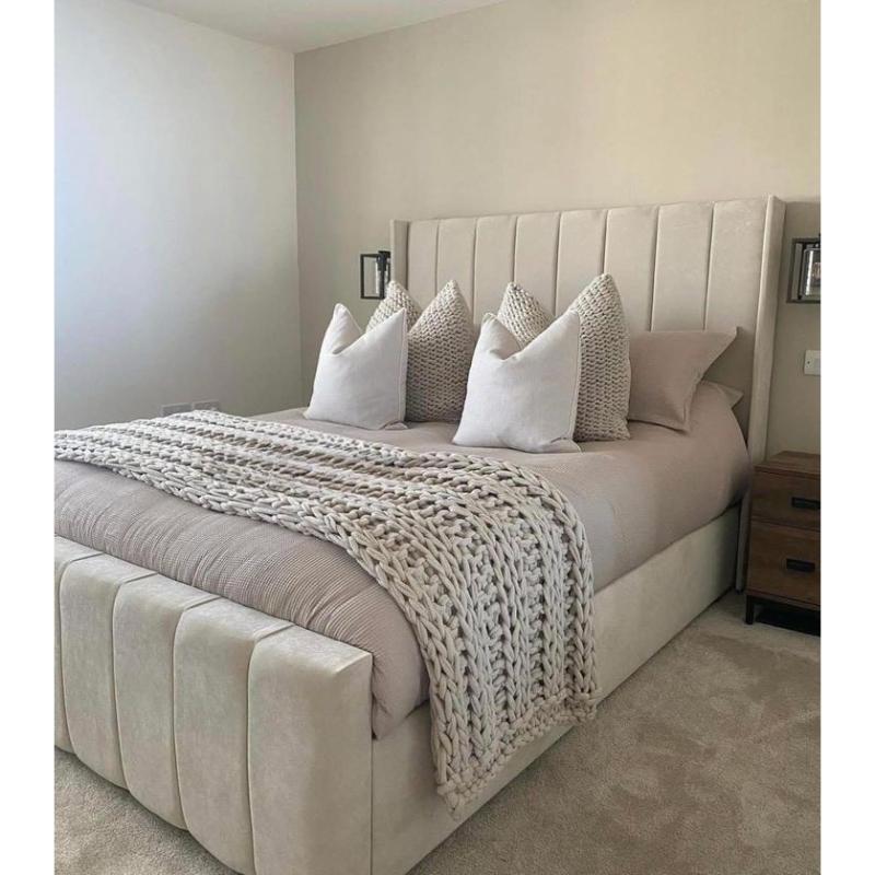 Bed, Multiple sizes, Creamy - KM-EG111-195