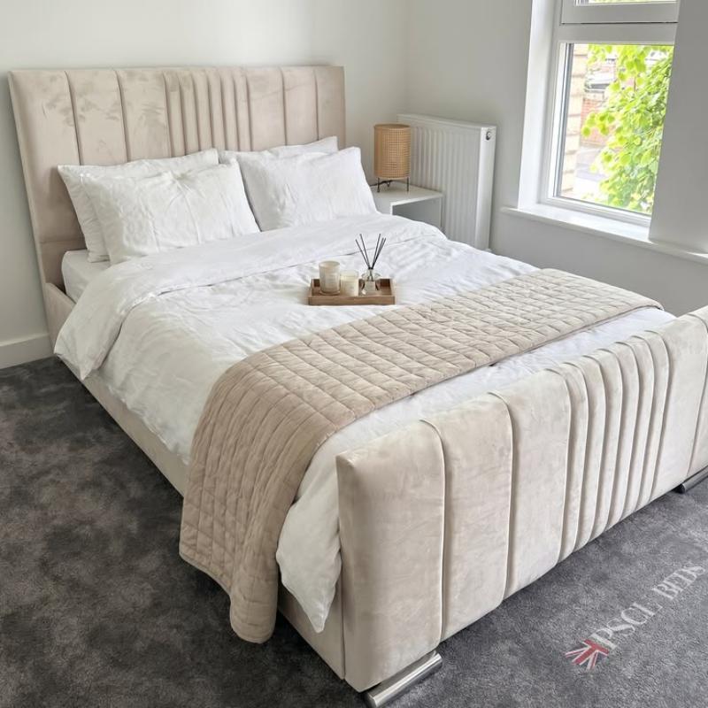 Bed, Multiple sizes, Creamy - KM-EG111-198