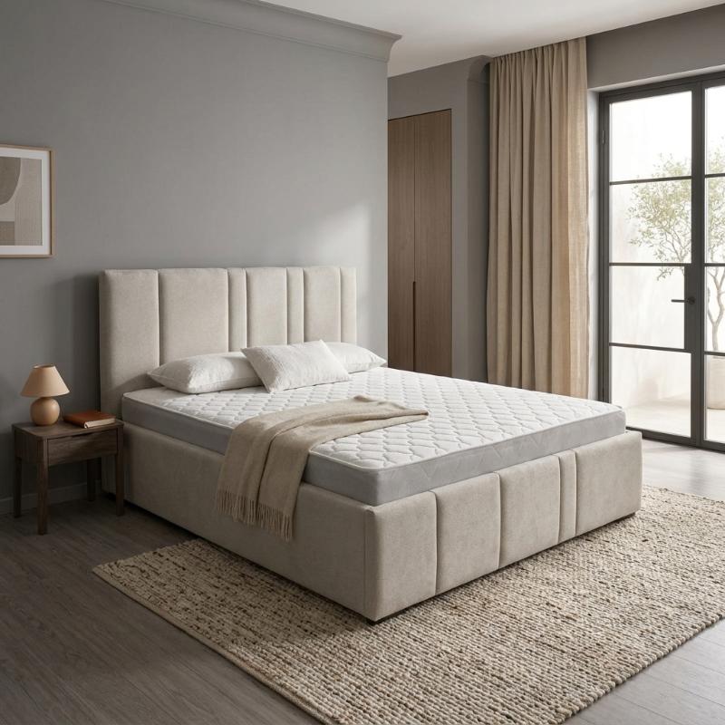 Bed, Multiple sizes, Beige - KM-EG111-200