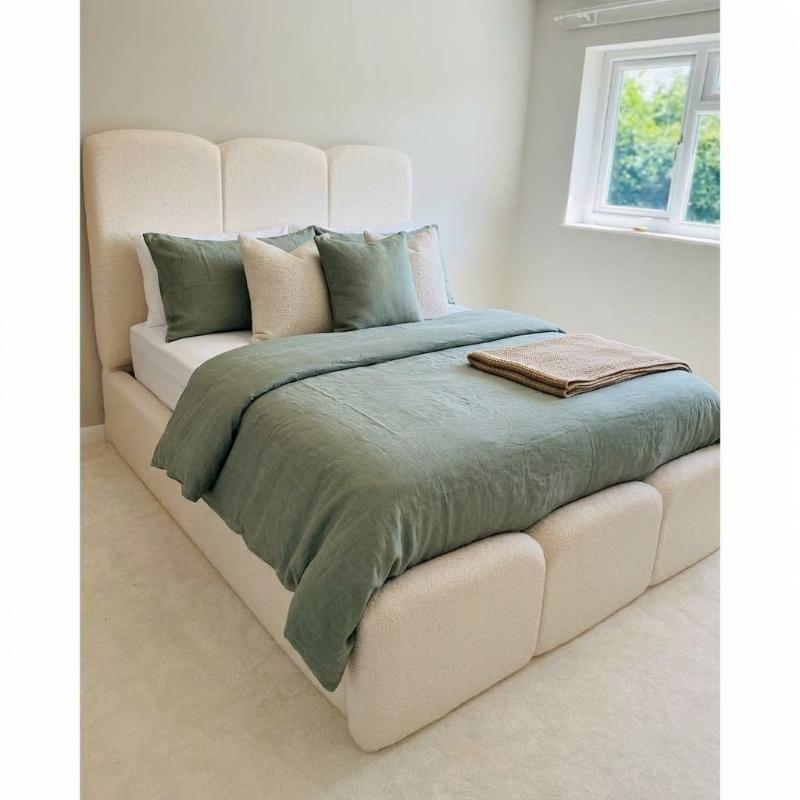 Bed, Multiple sizes, Creamy - KM-EG111-205