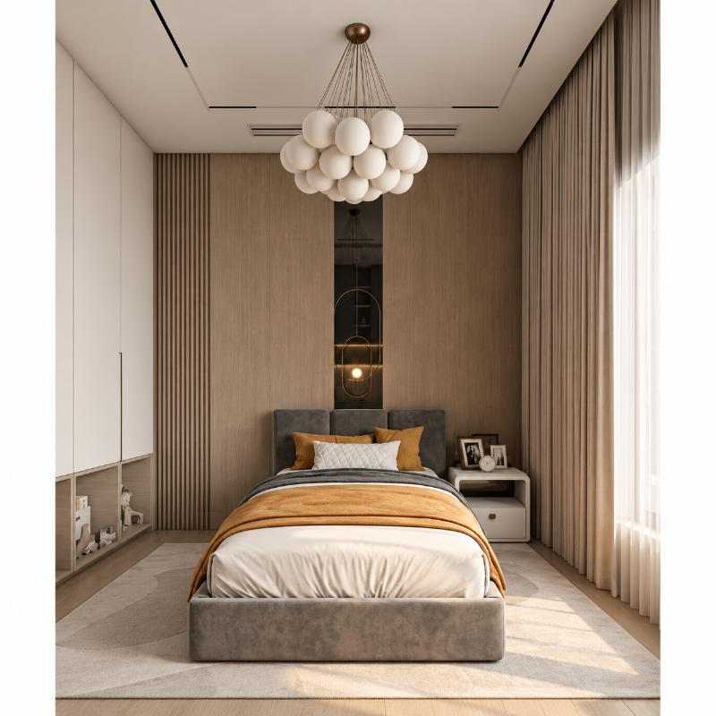 Bed, 120 cm, Grey - KM-EG111-208